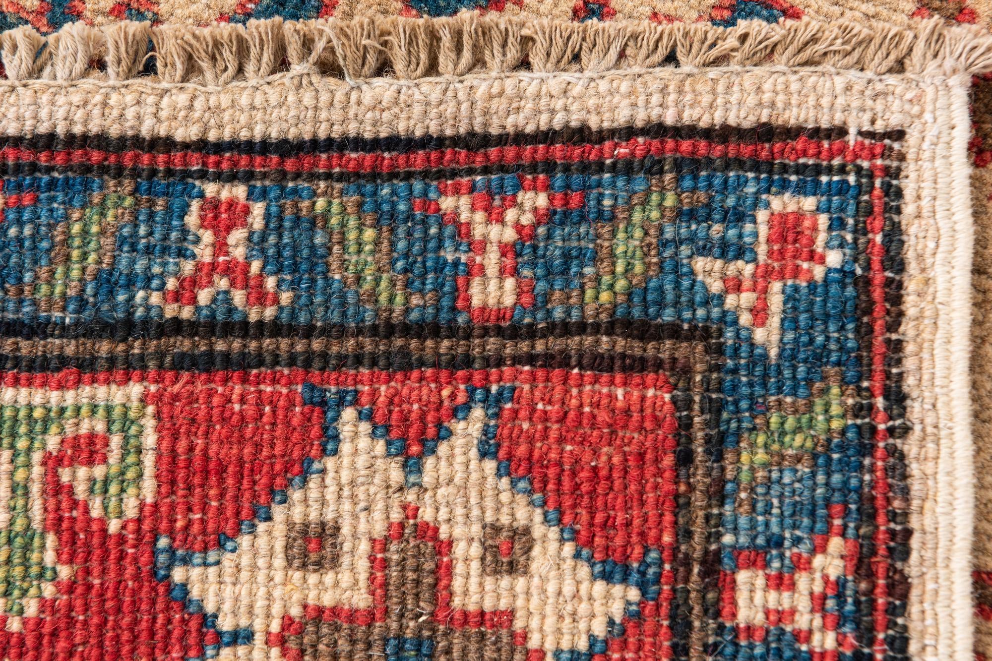 4' x 6' Hand Knotted Kazak Rug