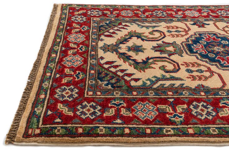 Detail image of 2' 8 x 4' 1 Hand Knotted Kazak Rug