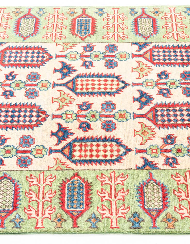 Detail image of 3' 3 x 4' 8  Hand Knotted Kazak Rug