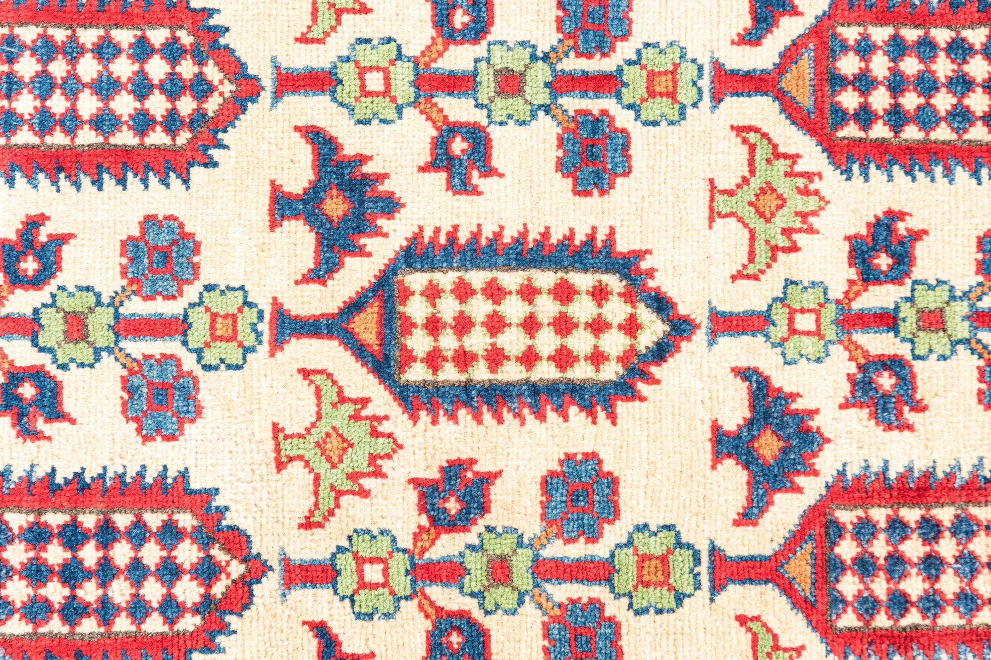 3' 3 x 4' 8 Hand Knotted Kazak Rug
