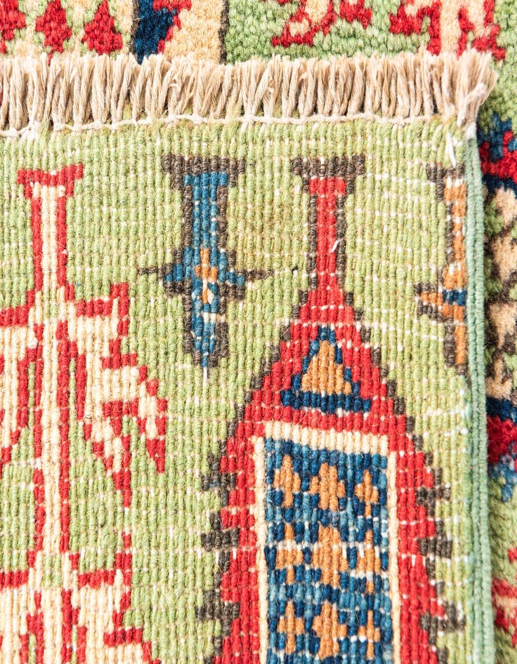 Detail image of 3' 3 x 4' 8  Hand Knotted Kazak Rug