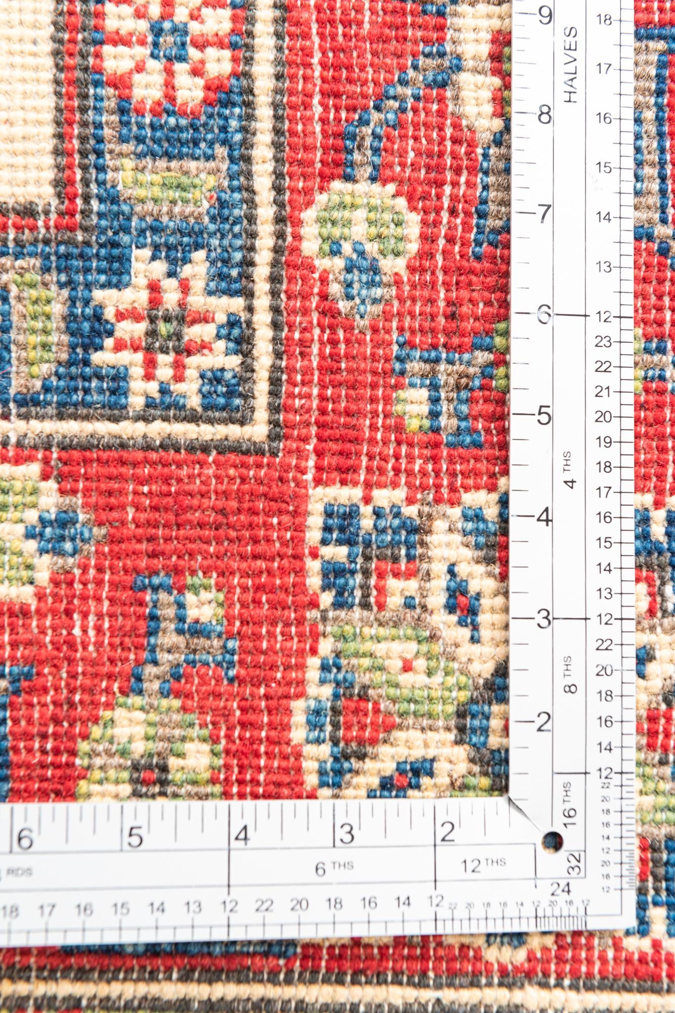 4' 10 x 6' 7 Hand Knotted Kazak Rug