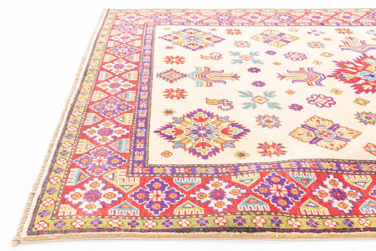 Detail image of 5' x 6' 10 Hand Knotted Kazak Rug
