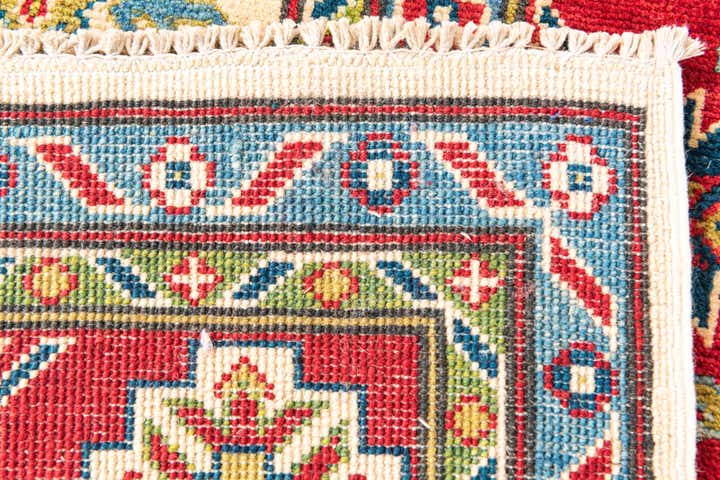 5' 8 x 8' 1 Hand Knotted Kazak Rug