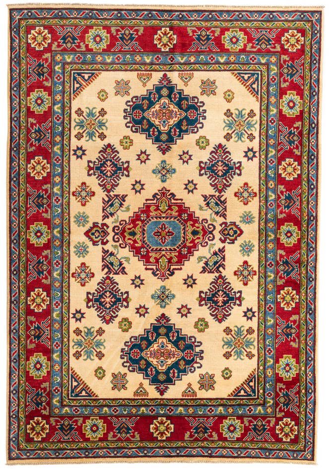 Detail image of 5' 8 x 8' 1 Hand Knotted Kazak Rug