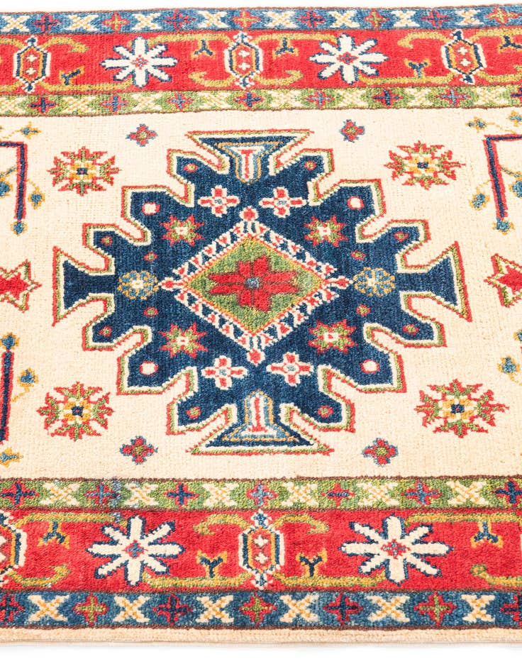 Detail image of 2' 8 x 4' 1  Hand Knotted Kazak Rug