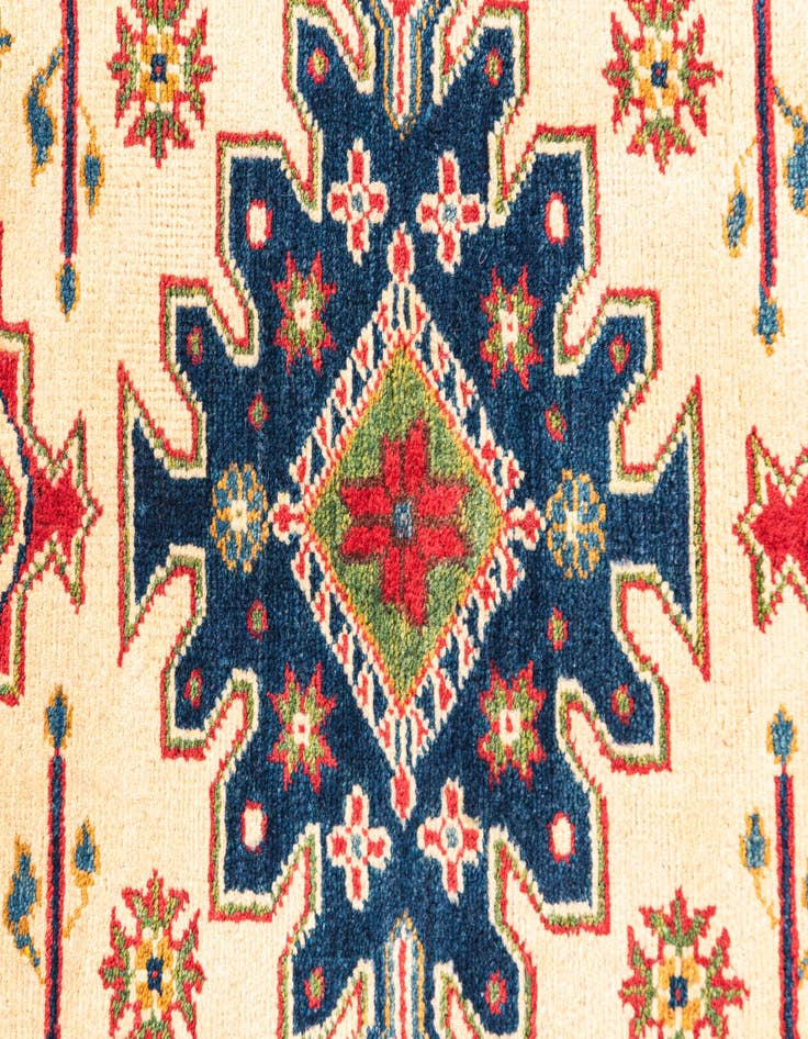 Detail image of 2' 8 x 4' 1  Hand Knotted Kazak Rug