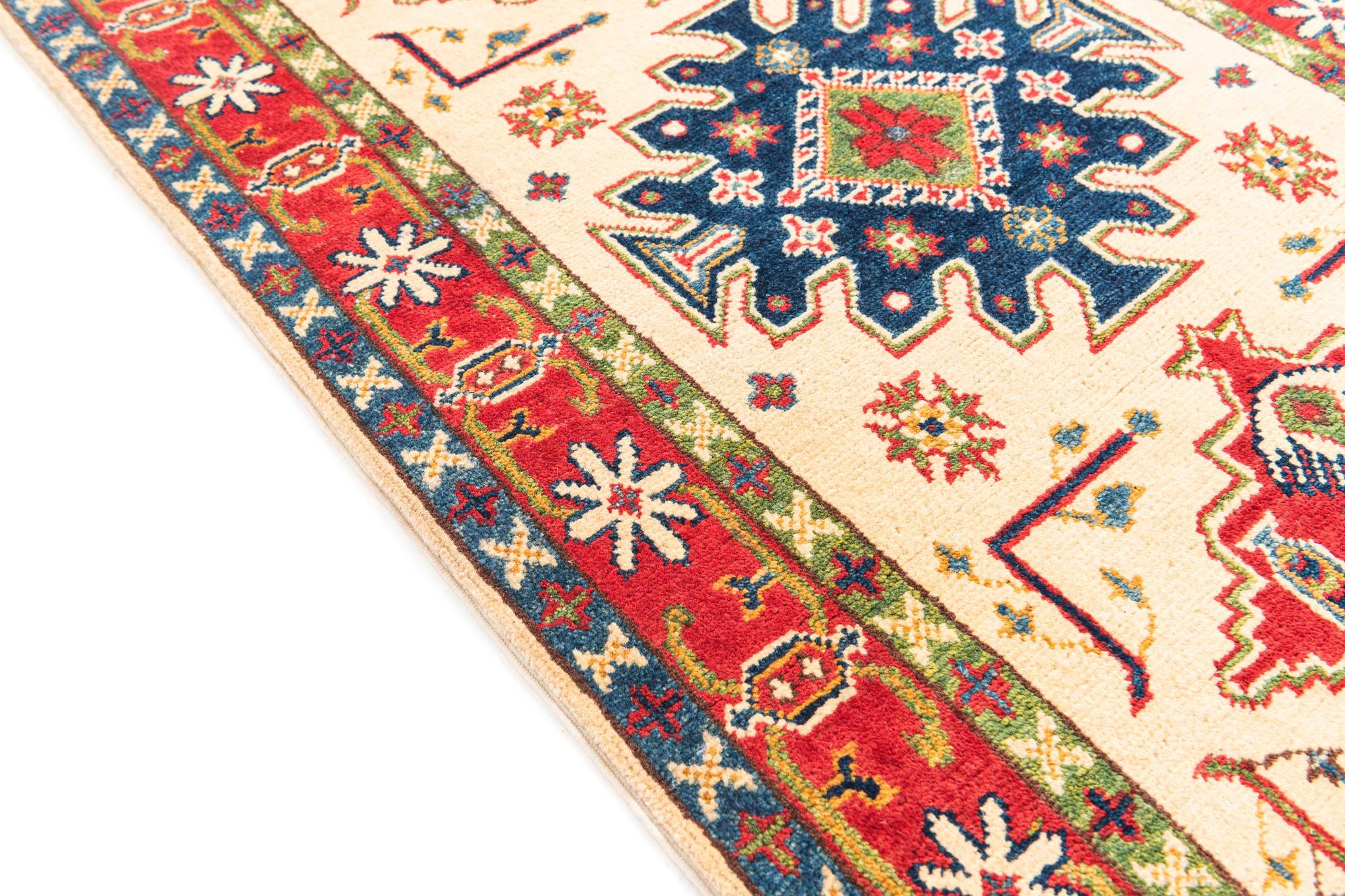 2' 8 x 4' 1 Hand Knotted Kazak Rug