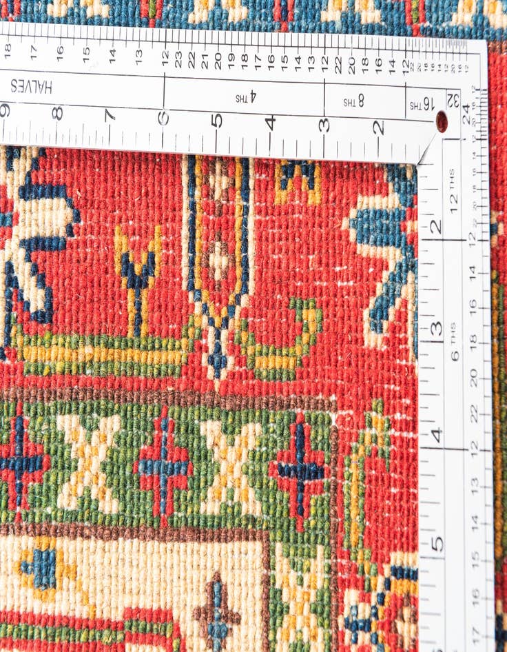 Detail image of 2' 8 x 4' 1  Hand Knotted Kazak Rug