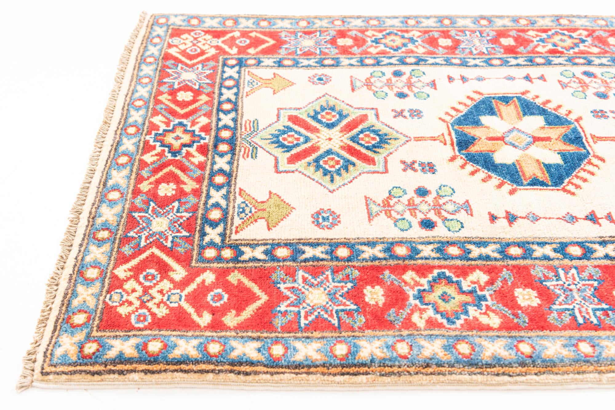 2' 9 x 4' Hand Knotted Kazak Rug