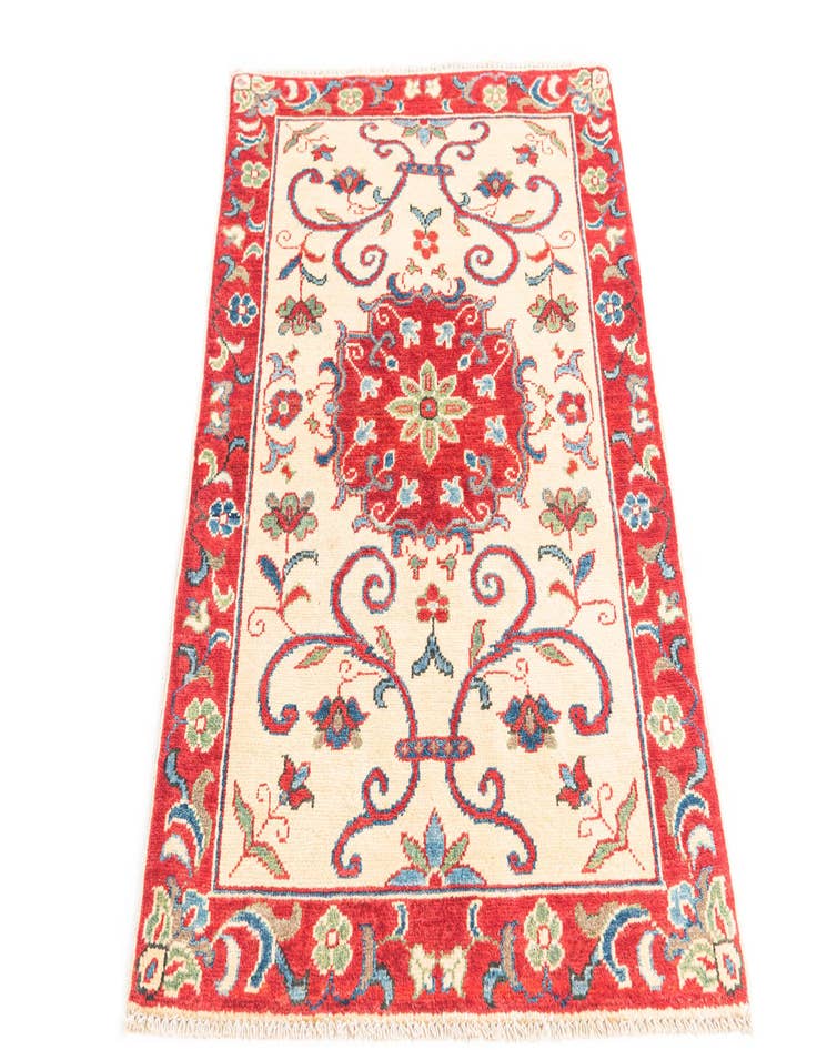 Detail image of 2' 8 x 4'  Hand Knotted Kazak Rug