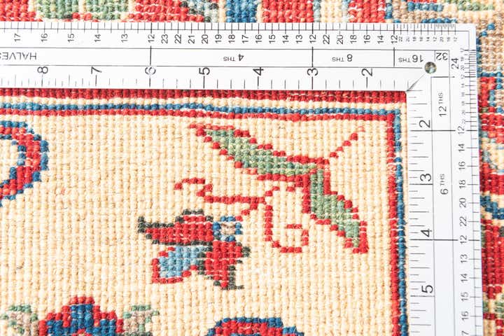 2' 8 x 4' Hand Knotted Kazak Rug