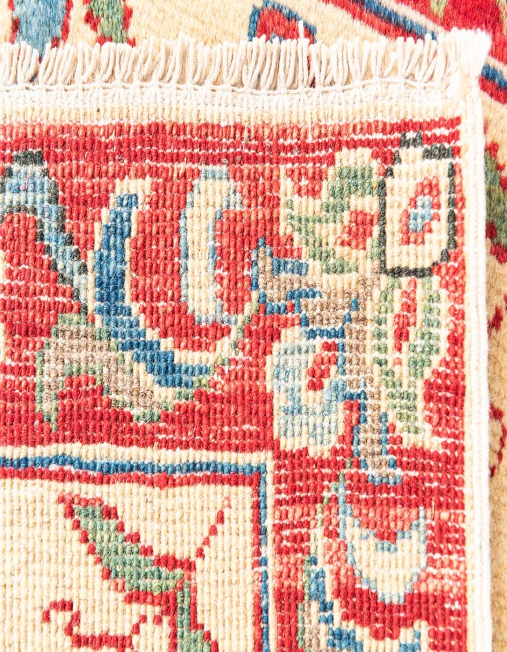 Detail image of 2' 8 x 4'  Hand Knotted Kazak Rug