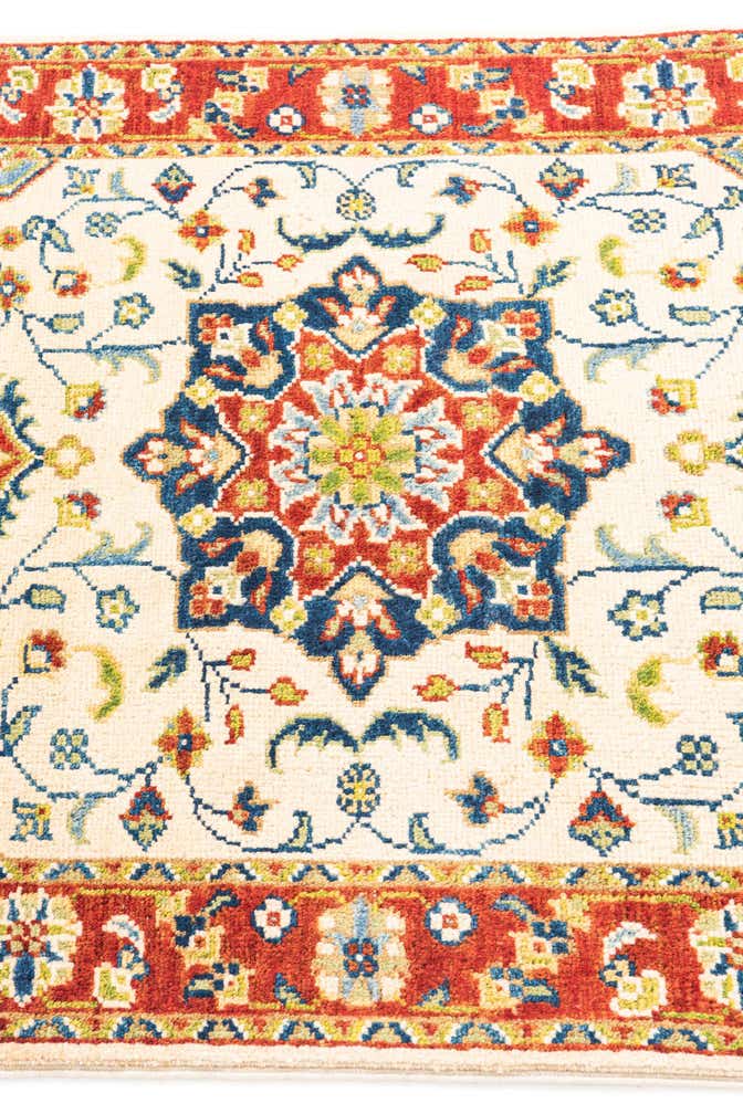 2' 6 x 4' 1 Hand Knotted Kazak Rug