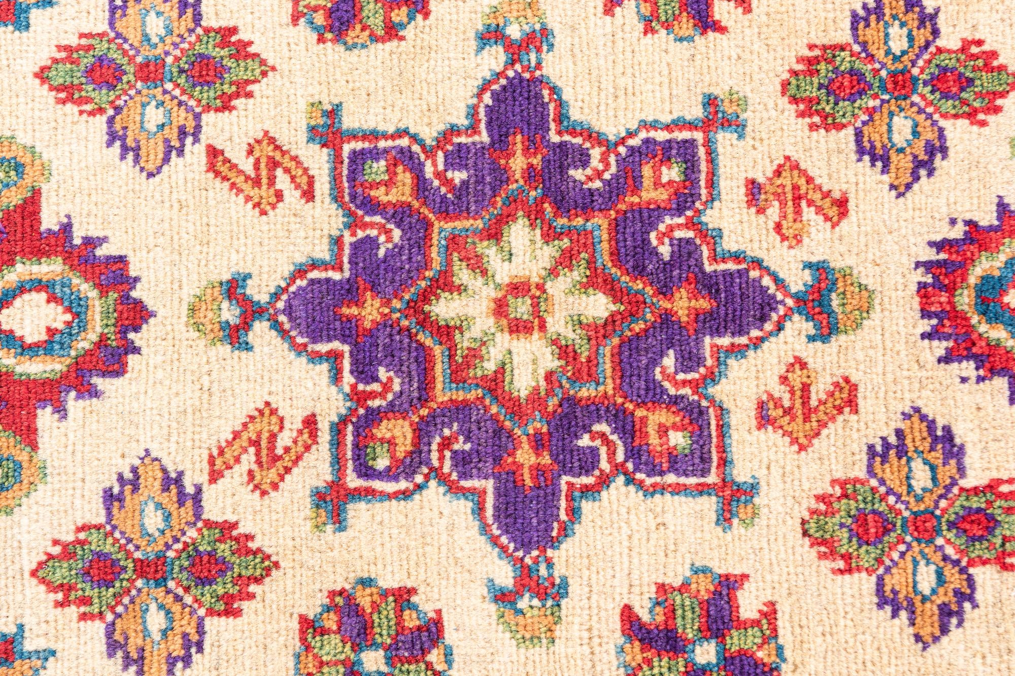 2' 1 x 6' Hand Knotted Kazak Rug