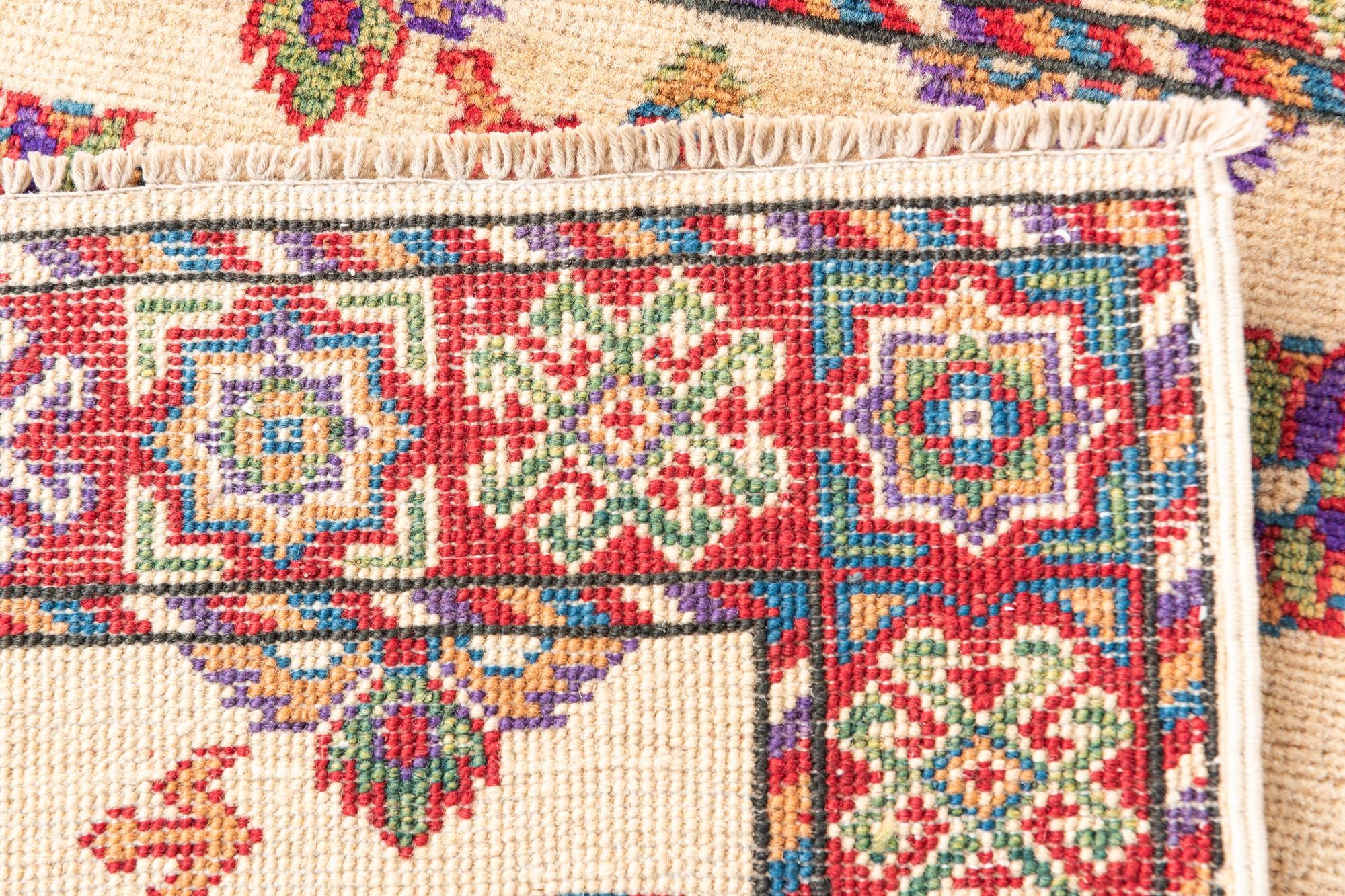 2' 1 x 6' Hand Knotted Kazak Rug