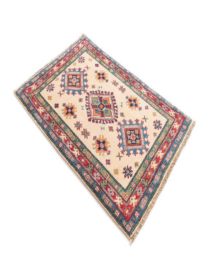 Detail image of 2' 8 x 4' 1  Hand Knotted Kazak Rug