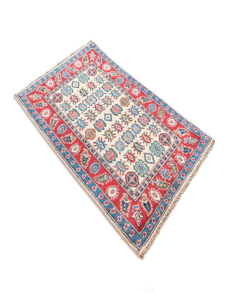 Detail image of 2' 9 x 4' 5  Hand Knotted Kazak Rug