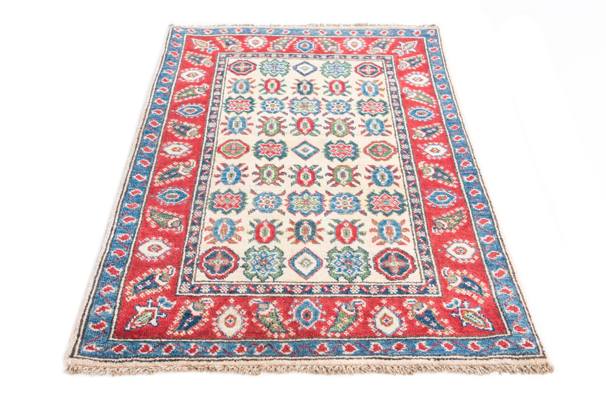2' 9 x 4' 5 Hand Knotted Kazak Rug