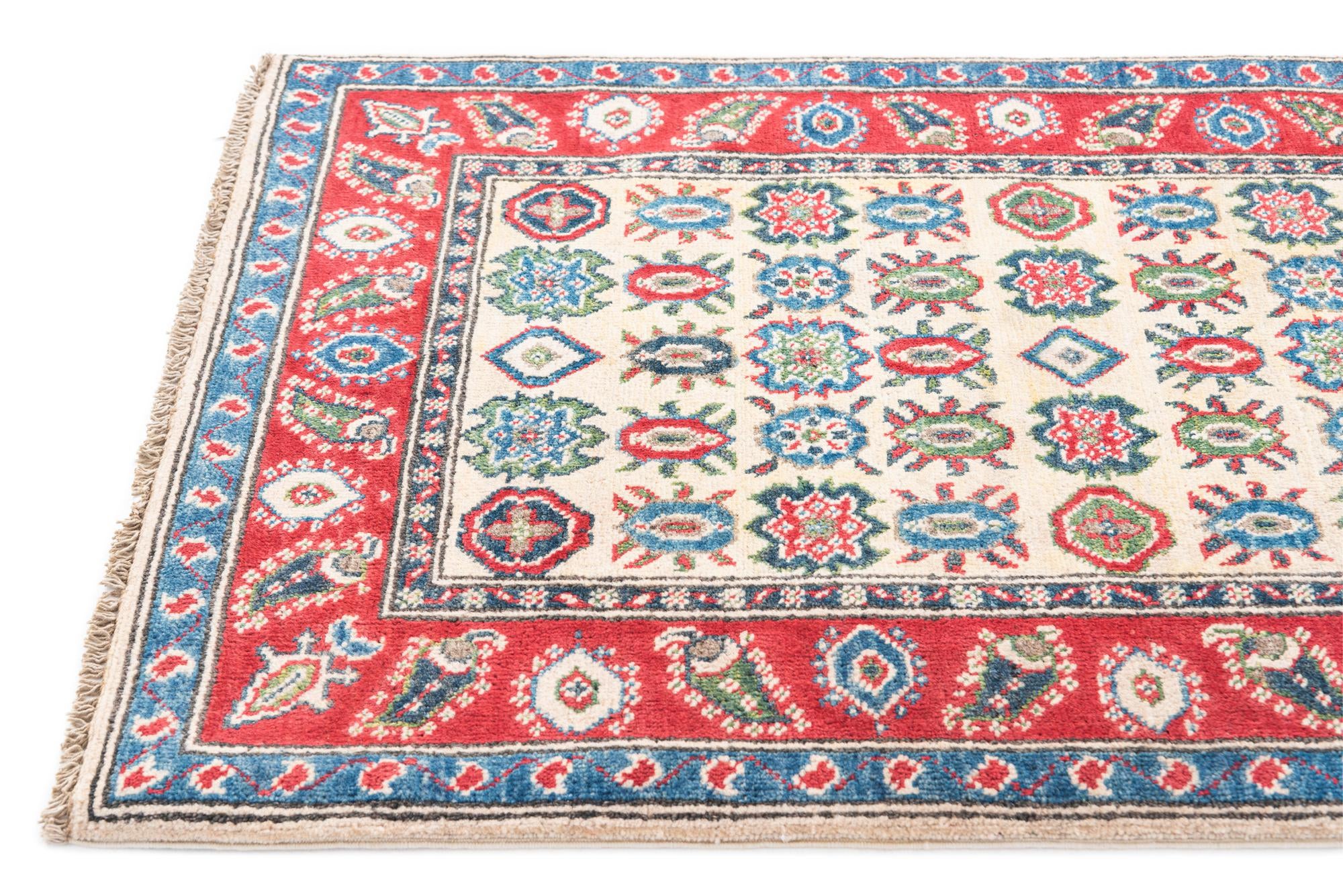 2' 9 x 4' 5 Hand Knotted Kazak Rug