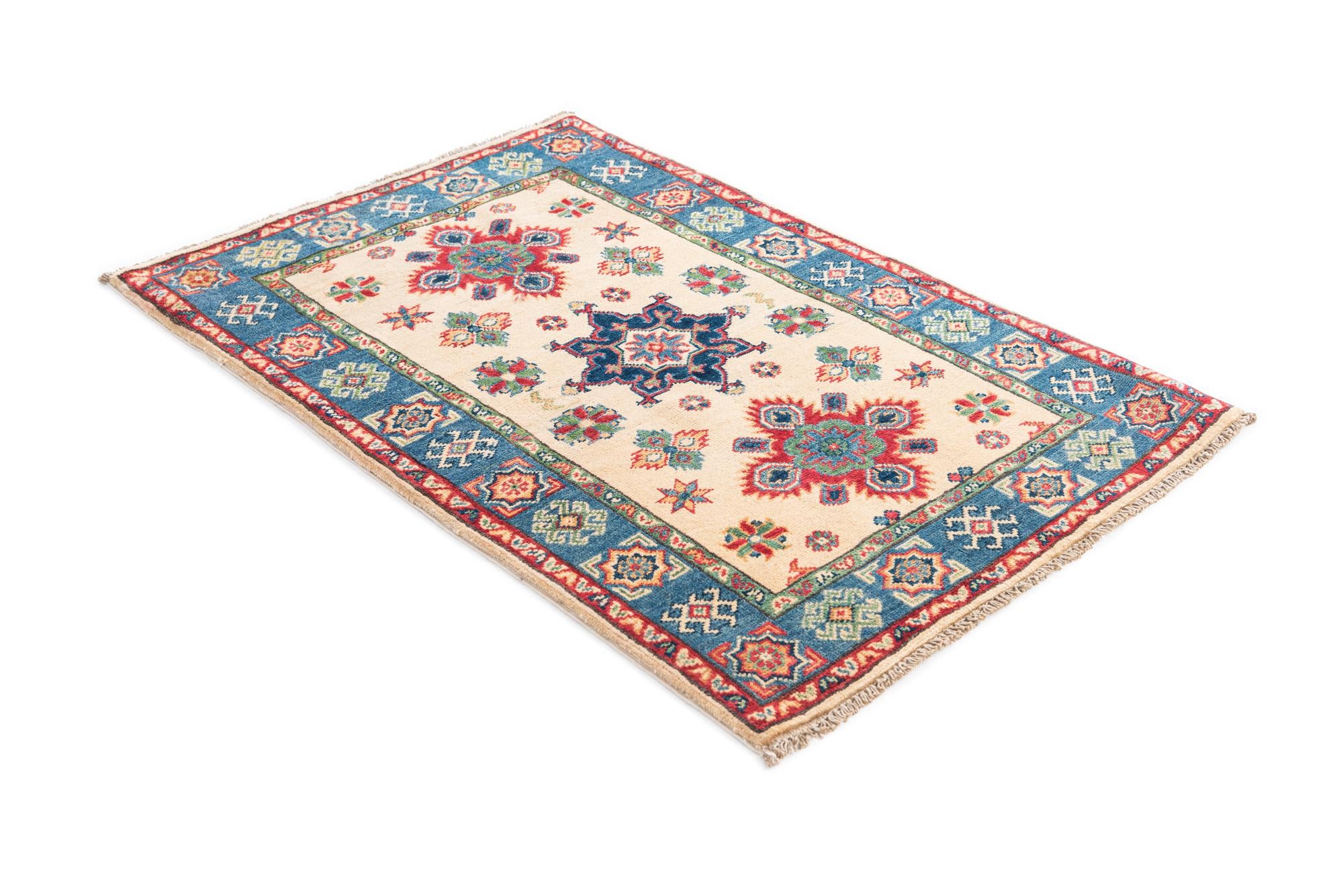 2' 9 x 4' 1 Hand Knotted Kazak Rug