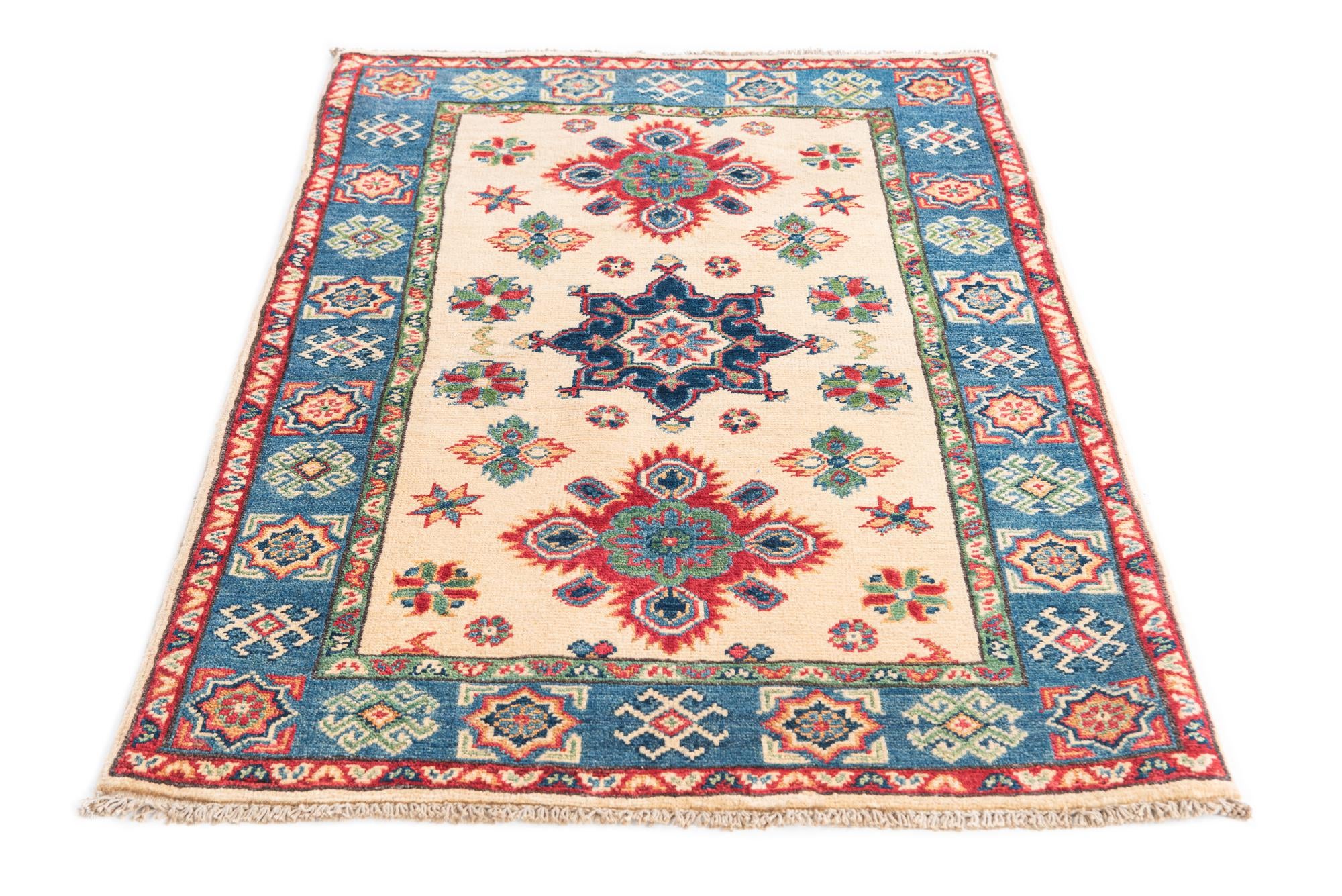 2' 9 x 4' 1 Hand Knotted Kazak Rug