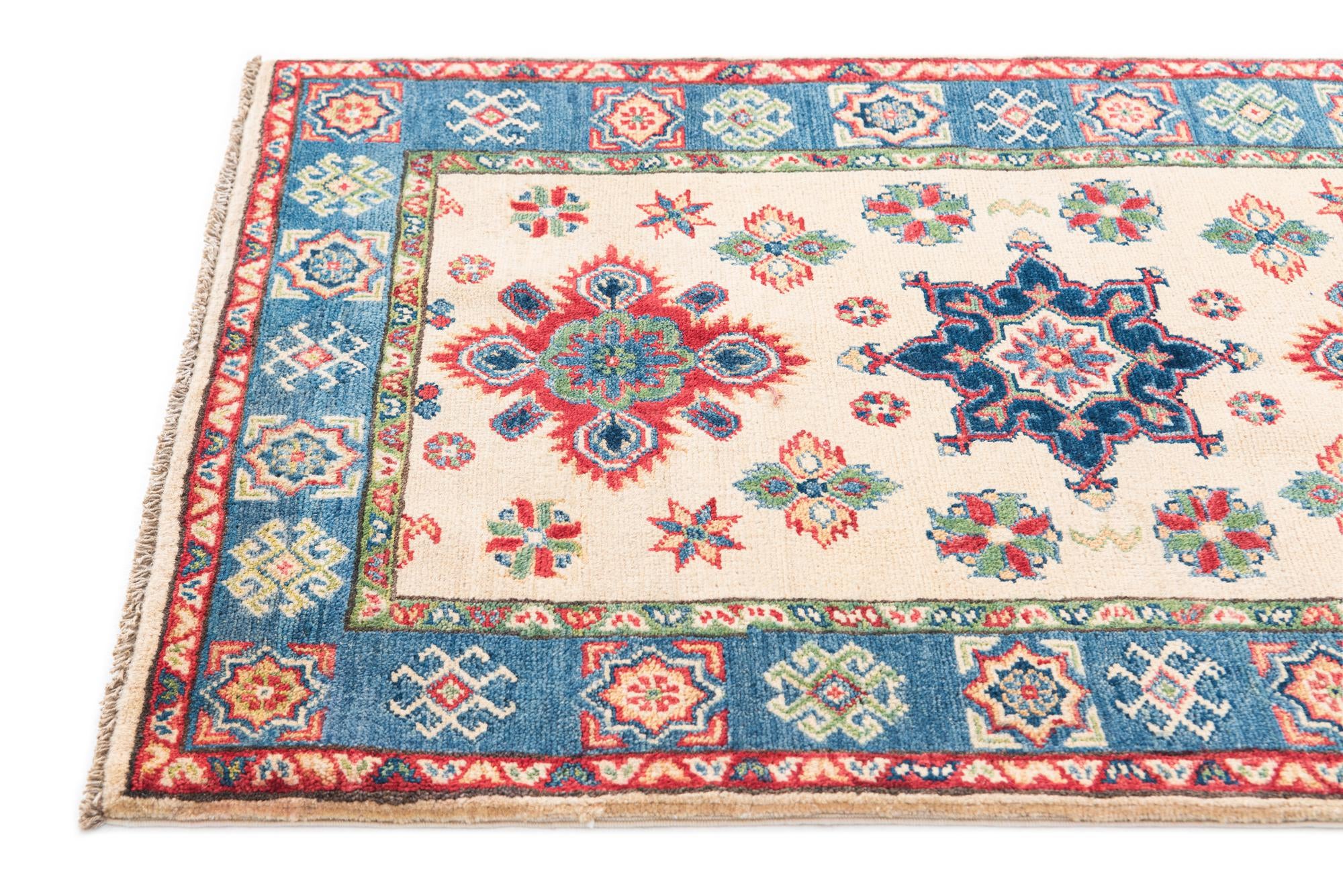 2' 9 x 4' 1 Hand Knotted Kazak Rug