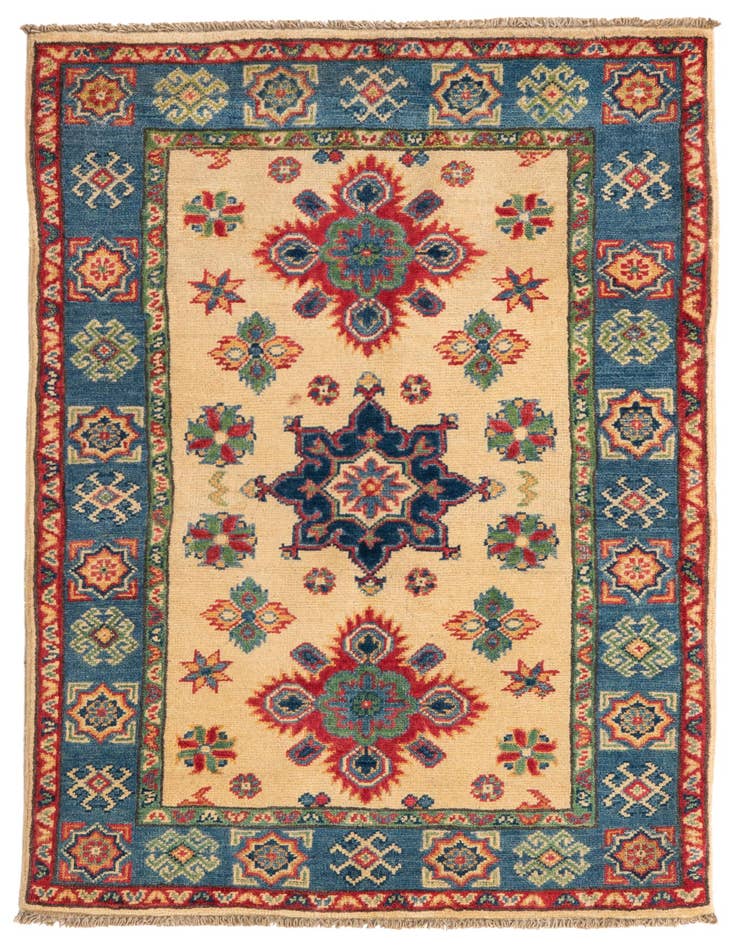 Detail image of 2' 9 x 4' 1 Hand Knotted Kazak Rug