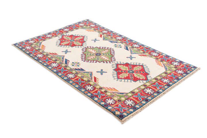 3' 2 x 5' Hand Knotted Kazak Rug