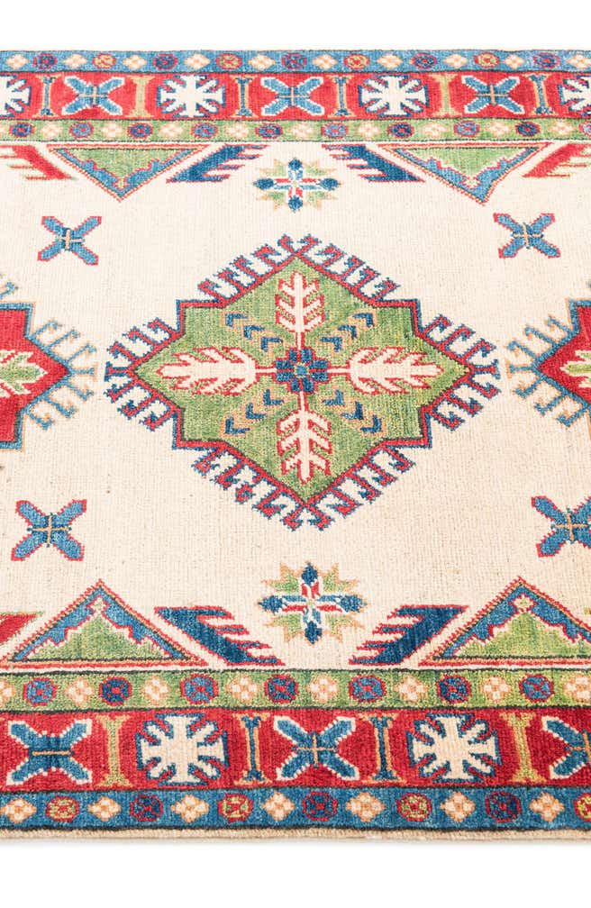 3' 2 x 5' Hand Knotted Kazak Rug