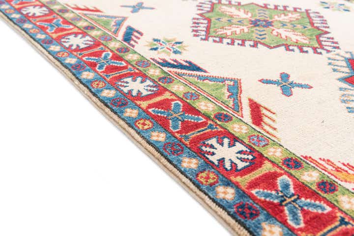 3' 2 x 5' Hand Knotted Kazak Rug
