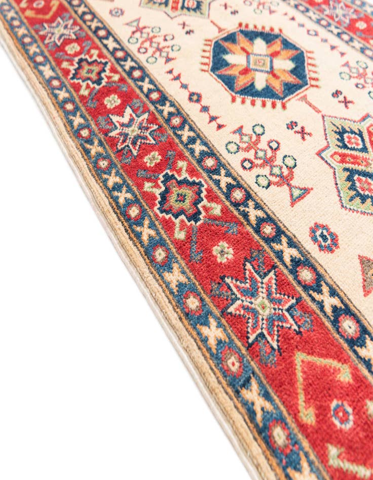 Detail image of 2' 8 x 4' 3  Hand Knotted Kazak Rug