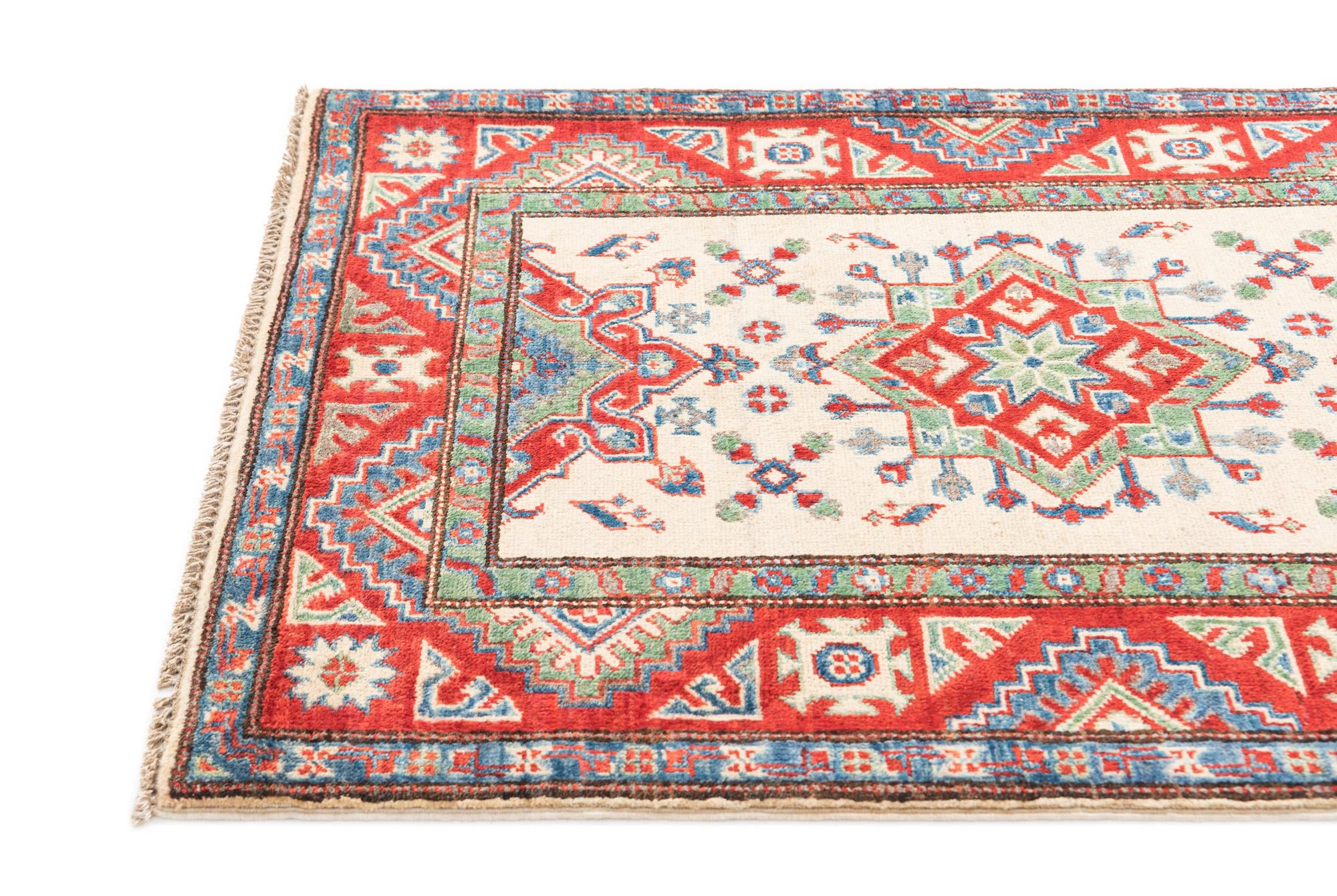 2' 9 x 4' 3 Hand Knotted Kazak Rug