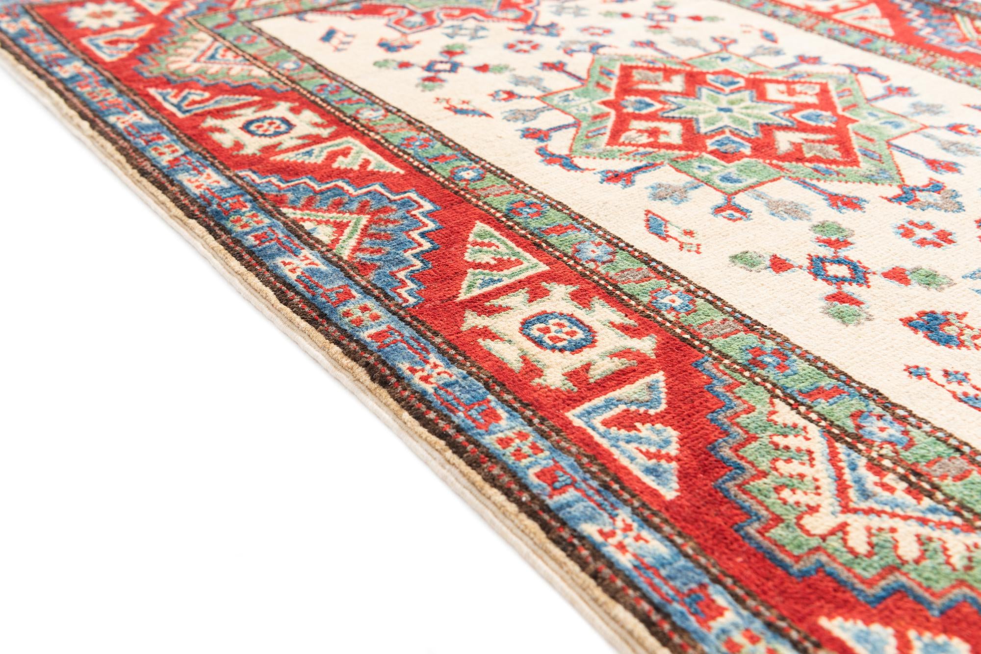 2' 9 x 4' 3 Hand Knotted Kazak Rug