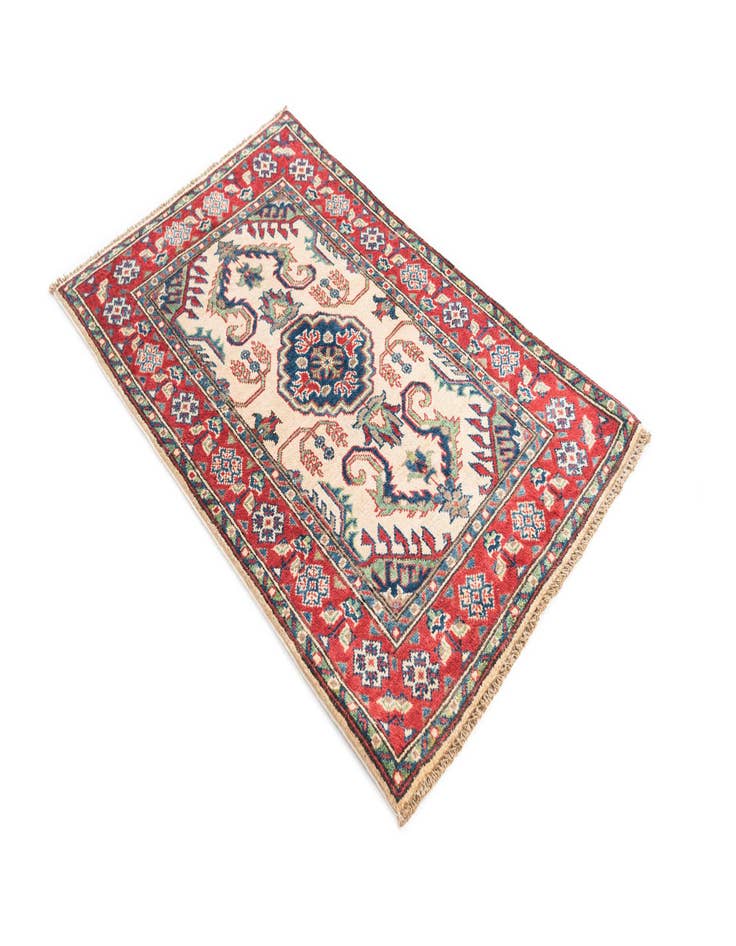 Detail image of 2' 7 x 4' 2  Hand Knotted Kazak Rug
