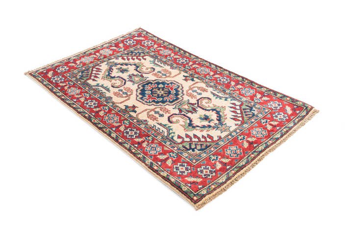 Detail image of 2' 7 x 4' 2 Hand Knotted Kazak Rug