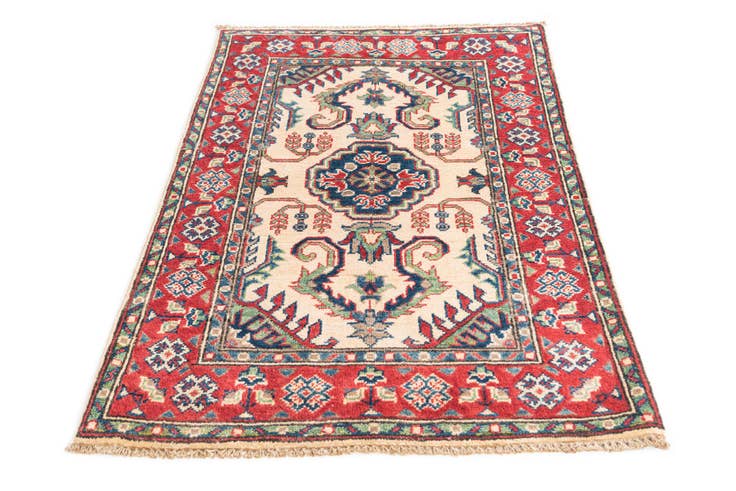 Detail image of 2' 7 x 4' 2 Hand Knotted Kazak Rug