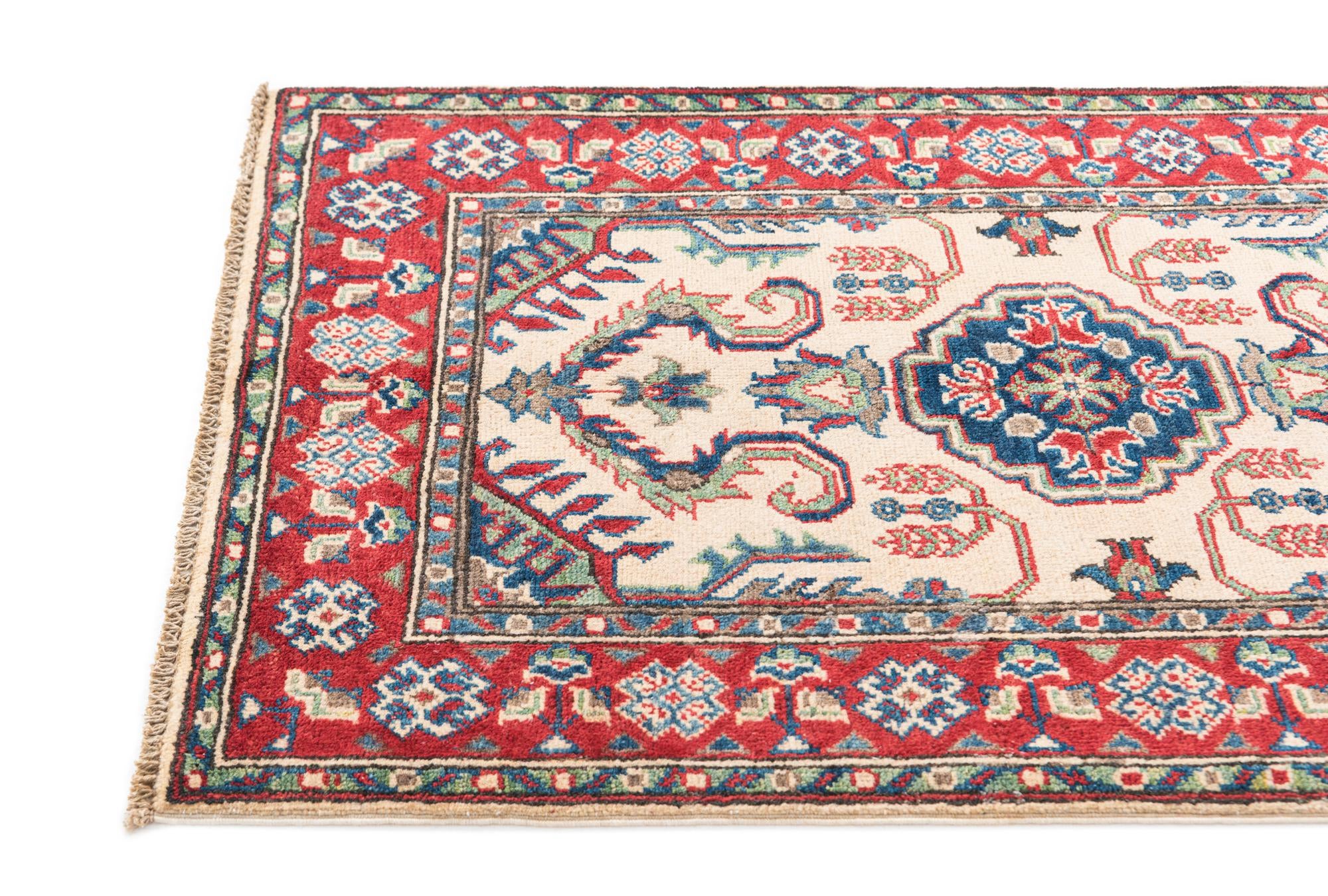 2' 7 x 4' 2 Hand Knotted Kazak Rug