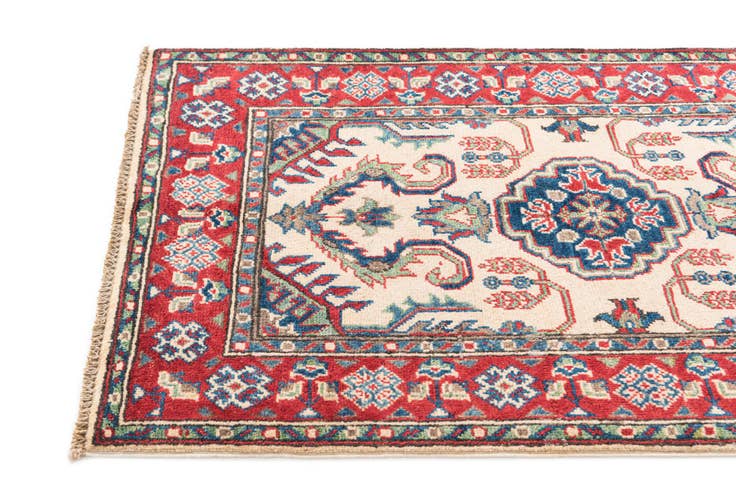 Detail image of 2' 7 x 4' 2 Hand Knotted Kazak Rug