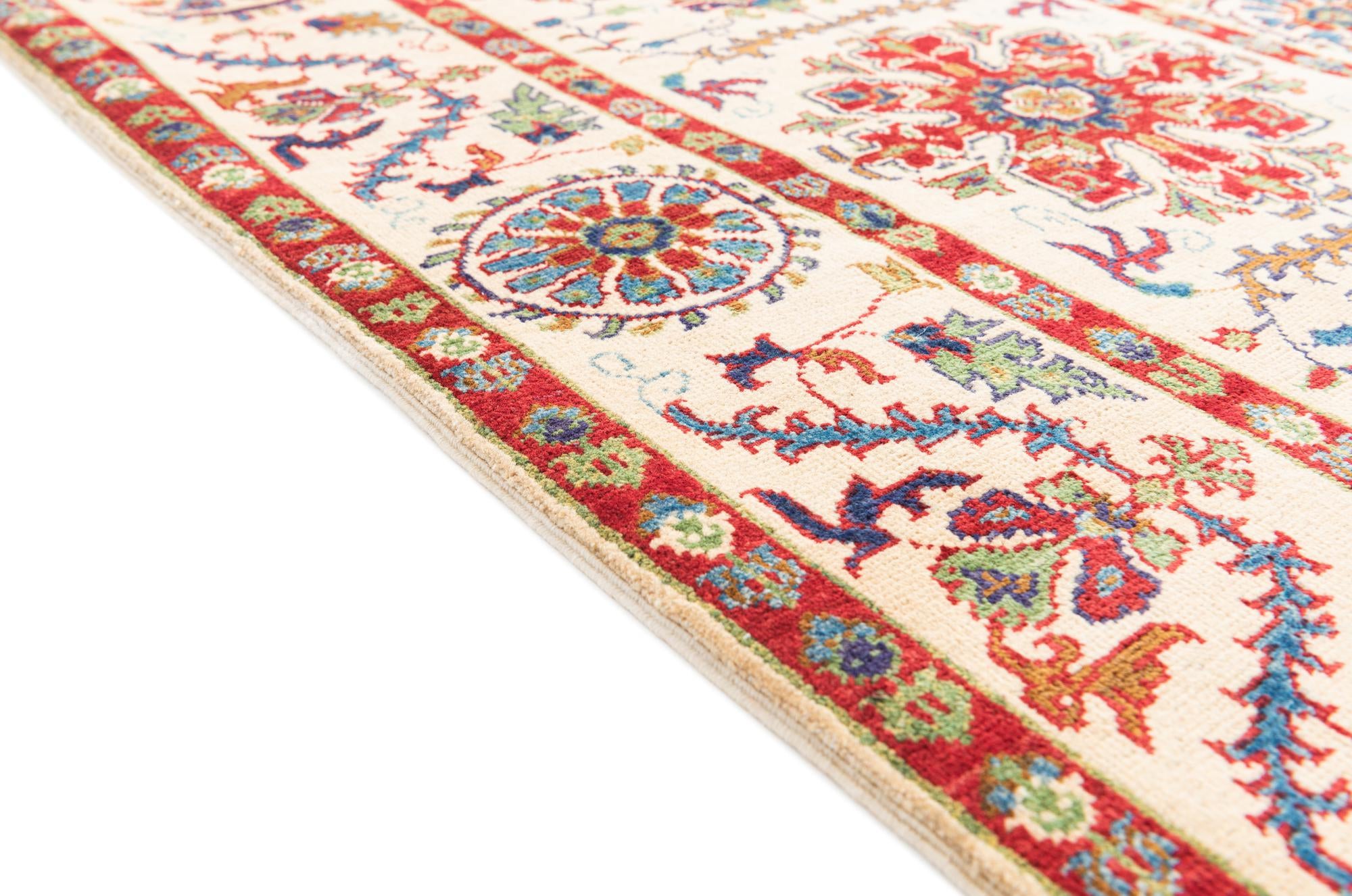 3' 3 x 4' 9 Hand Knotted Kazak Rug