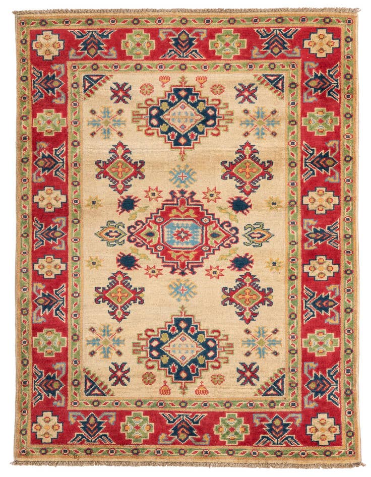 Detail image of 3' 5 x 5' 1 Hand Knotted Kazak Rug