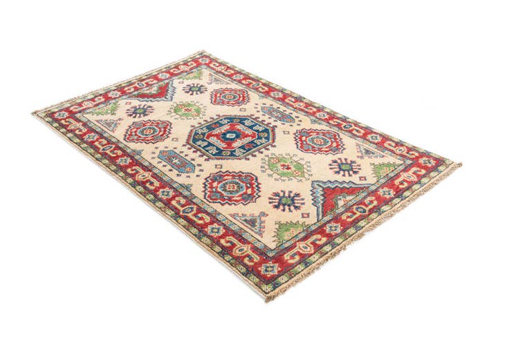 Detail image of 2' 8 x 4' Hand Knotted Kazak Rug