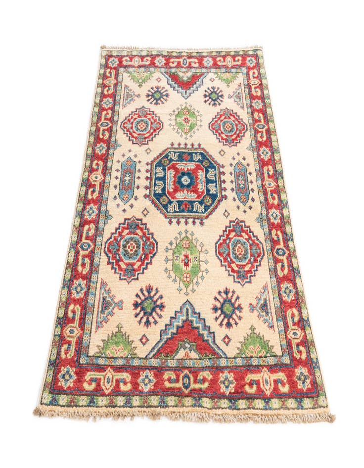 Detail image of 2' 8 x 4' Hand Knotted Kazak Rug