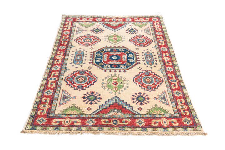 2' 8 x 4' Hand Knotted Kazak Rug