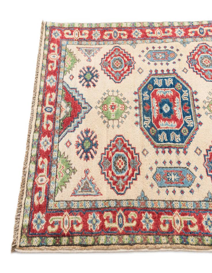 Detail image of 2' 8 x 4' Hand Knotted Kazak Rug