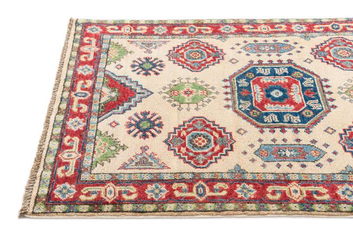 2' 8 x 4' Hand Knotted Kazak Rug