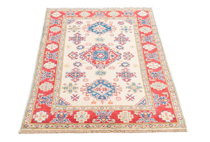 3' 2 x 5' 2 Hand Knotted Kazak Rug