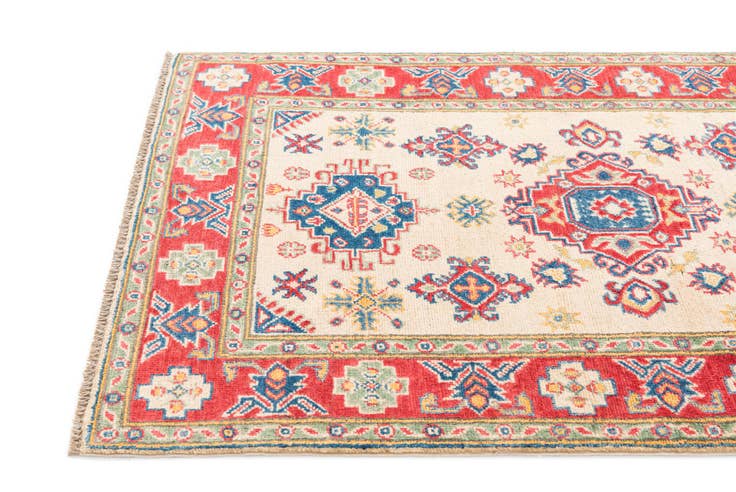 Detail image of 3' 2 x 5' 2 Hand Knotted Kazak Rug