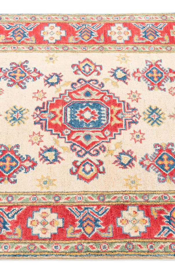 Detail image of 3' 2 x 5' 2 Hand Knotted Kazak Rug
