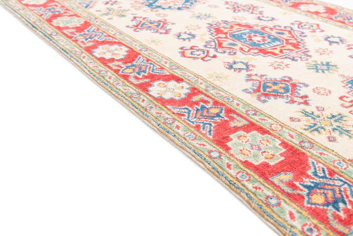 3' 2 x 5' 2 Hand Knotted Kazak Rug